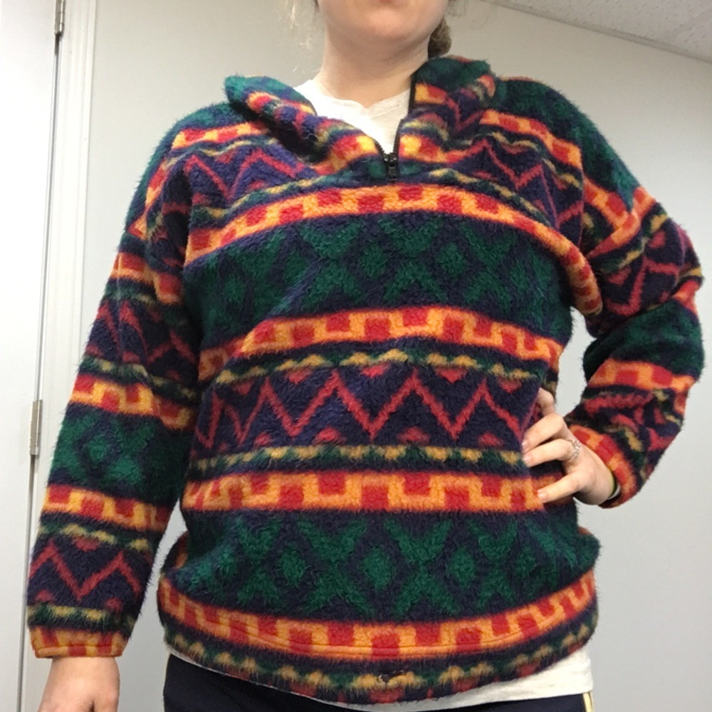 Tribal Pattern Sweatshirt - Picture 2 of 5